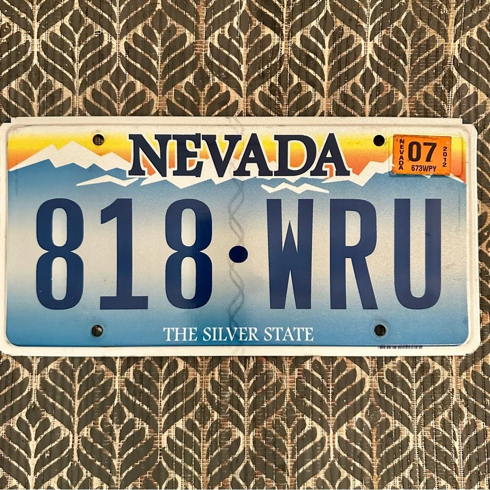 Nevada The Silver State License Plate